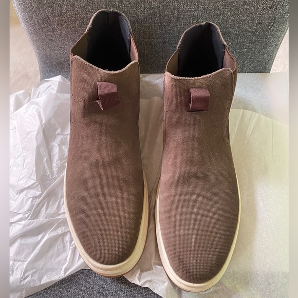 STACY ADAMS Men's Brown Suede Sneaker Shoes - Picture 4 of 7